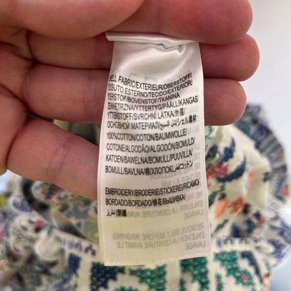 Farm Rio NWT Women's Romantic Bandanas Off-White Romper Size XL - Picture 10 of 14